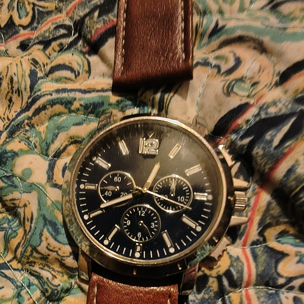 Accutime Watch Corp Men’s 10 Inch Watch Rubber Band Not Working Missing band pin